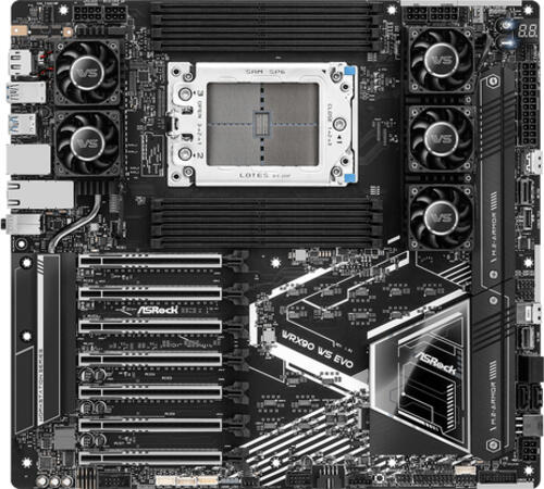 Asrock WRX90 WS EVO Motherboard AMD WRX90 Socket sTR5 EEB