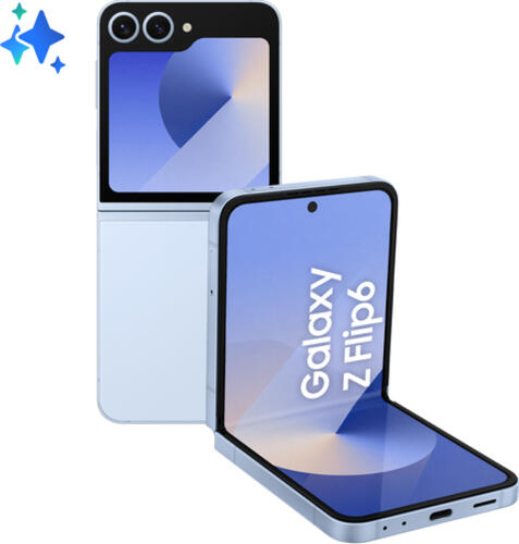 Samsung Galaxy Z Flip6 17 cm (6.7) Dual-SIM Android 14 5G USB Typ-C 12 GB 256 GB 4000 mAh Blau