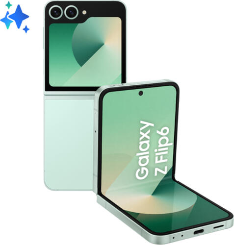 Samsung Galaxy Z Flip6 17 cm (6.7) Dual-SIM Android 14 5G USB Typ-C 12 GB 256 GB 4000 mAh Mintfarbe