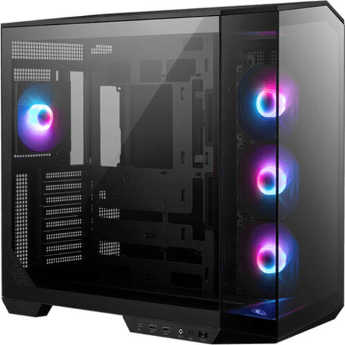 MSI MAG Pano 100R PZ Midi Tower Gaming Gehäuse, Seitenfenster, Schwarz