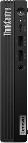 Lenovo ThinkCentre M70q Gen 5 Intel Core i3 i3-13100T 8 GB DDR5-SDRAM 256 GB SSD Mini PC Mini-PC Schwarz