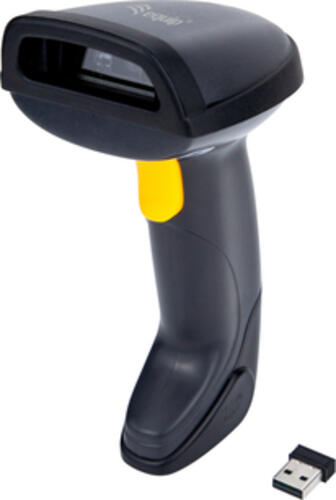 Equip Barcode Handscanner 2D Laser mit Halterung  2.4GHz  sw