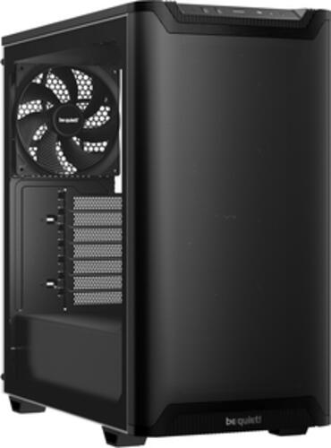 PURE BASE 501 Airflow Window Black (schwarz, Tempered Glass)