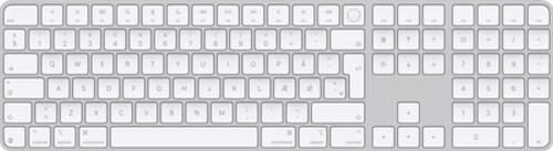 APPLE Magic Keyboard with Touch ID and Numeric Keypad for Mac models with Apple silicon - Danish - White Keys