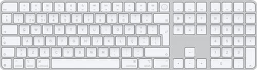 APPLE Magic Keyboard with Touch ID and Numeric Keypad for Mac models with Apple silicon - Portuguese - White Keys