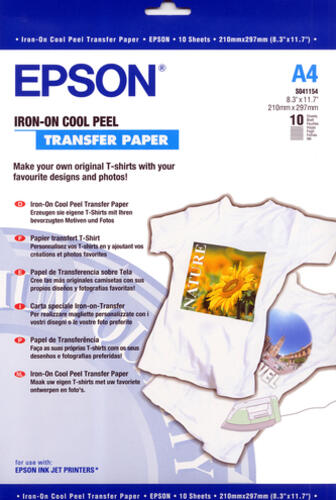 Epson Iron-on-Transfer Paper - A4 - 10 Blätter