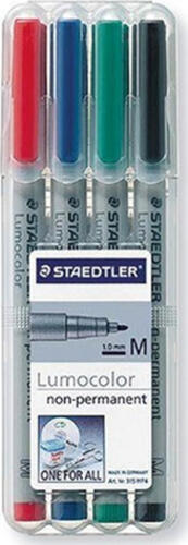 Staedtler 315 WP4 Marker 1 Stück(e) Schwarz, Blau, Grün, Rot