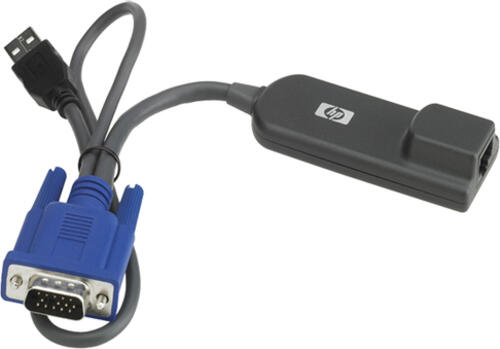 HPE KVM Console USB Interface Adapter Tastatur/Video/Maus (KVM)-Kabel Schwarz