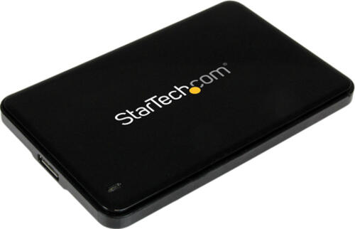 StarTech.com 2,5 USB 3.0 Externe SATA Festplattengehäuse mit USAP für 7 mm SATA III SSD / HDD - 2,5 Gehäuse für Solid State Disks(SSD) - SATA 6 Gbit/s - Schwarz