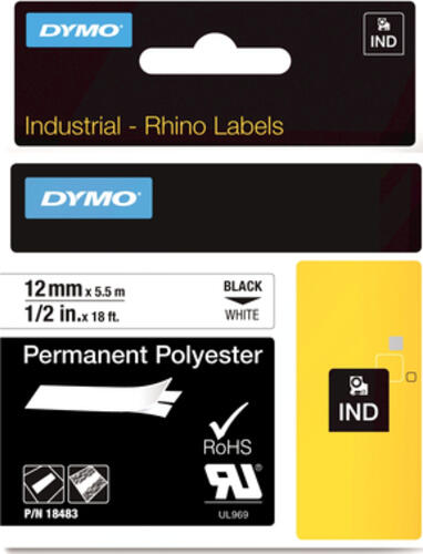 DYMO IND Permanente Polyester