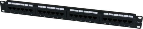 StarTech.com Patchpanel Cat 6 24 Port 1 HE zur Rack-Montage