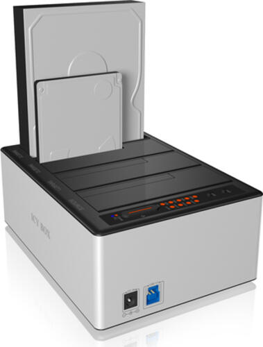 ICY BOX IB-141CL-U3 USB 3.2 Gen 1 (3.1 Gen 1) Type-B Schwarz, Silber