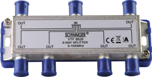 Schwaiger VTF8826 241 Kabelsplitter Edelstahl