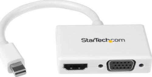 StarTech.com Reise A/V Adapter: 2-in-1 Mini DisplayPort auf HDMI oder VGA Konverter - Weiß