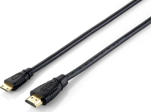 Equip 119306 HDMI-Kabel 1 m HDMI Typ A (Standard) HDMI Type C (Mini) Schwarz