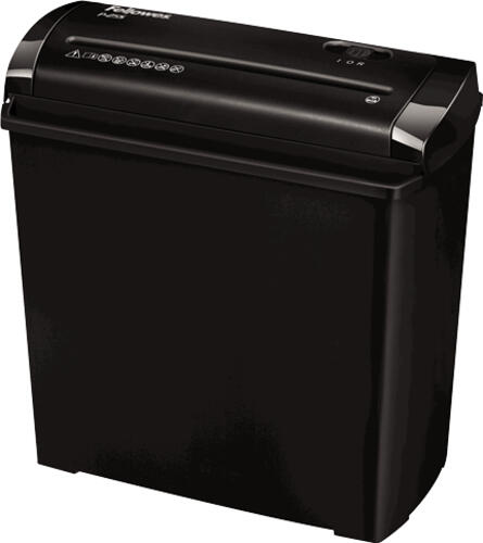 Fellowes P-25S Aktenvernichter Streifenzerkleinerung 22 cm Schwarz, Grau