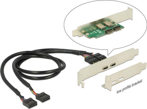 DeLOCK 84754 Schnittstellenkarte/Adapter Eingebaut USB 3.2 Gen 1 (3.1 Gen 1)