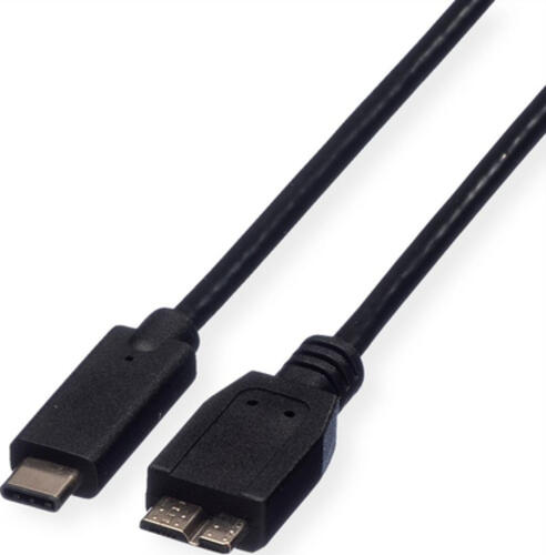 ROLINE USB 3.1 Kabel, C-Micro B, ST/ST 1m