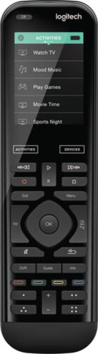 Logitech Harmony 950 Remote Control Fernbedienung IR Wireless Audio, DVD/Blu-ray, DVR, Heimkinosystem, PC, SAT, Smartphone, Tablets Berührungsbildschrim