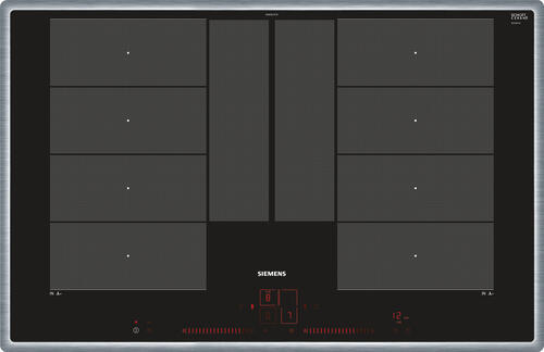 Siemens EX845LYC1E Kochfeld Schwarz, Edelstahl Integriert Zonen-Induktionskochfeld 4 Zone(n)