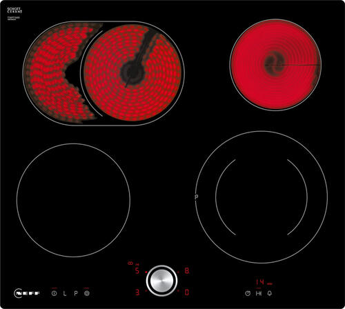 Neff T16PT76X0 Kochfeld Schwarz Integriert 60 cm Keramik 4 Zone(n)