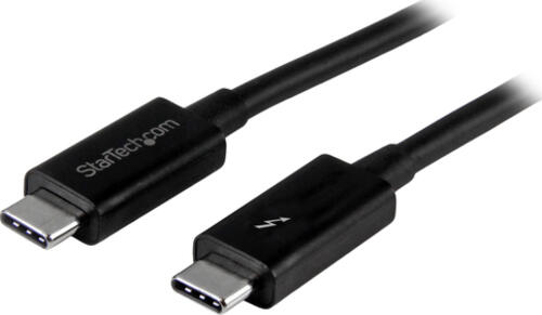 StarTech.com 1m Passives Thunderbolt 3 Kabel, 20Gbps, 100W PD, 4K Video, Thunderbolt Kabel, Kompatibel mit USB4/DP Alt Mode, Thunderbolt 4, USB 3.2/Typ-C