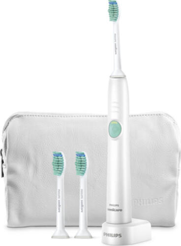 Philips Sonicare EasyClean Elektrische Schallzahnbürste, 1 Stufe und 3 Bürstenköpfe