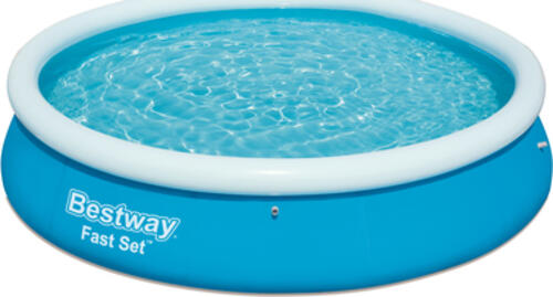 Bestway Fast Set 57273 Aufstellpool Aufblasbarer Pool Rund 5377 l Blau