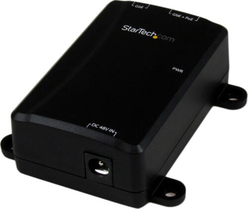 StarTech.com 1 Port Gigabit Midspan - PoE+ Injektor - 802.3at und 802.3af