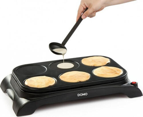 Domo DO8709P Crpes-Maschine 6 Crepe(s) 1000 W Schwarz