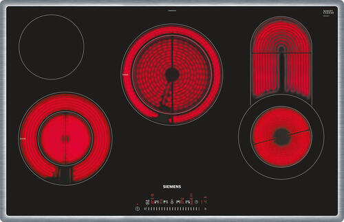 Siemens ET845FCP1D Kochfeld Schwarz, Edelstahl Integriert Keramik 5 Zone(n)