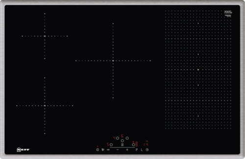 Neff T58BD20N Schwarz, Edelstahl Integriert Zonen-Induktionskochfeld 5 Zone(n)