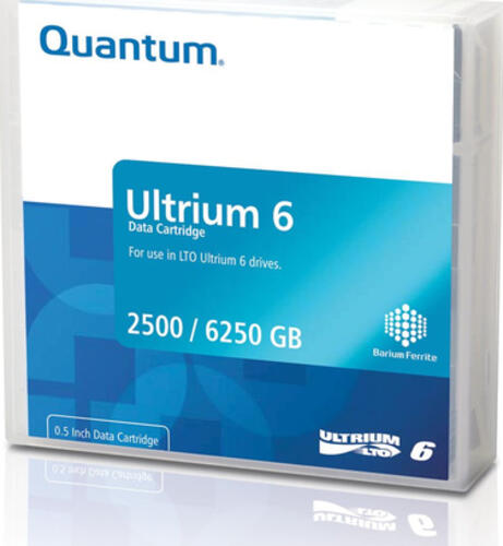 Quantum Ultrium 6 Bar Code Labeled Library Pack Leeres Datenband 2,5 TB LTO 1,26 cm