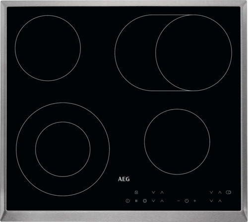 AEG HK634060XB Schwarz Integriert 60 cm Keramik 4 Zone(n)