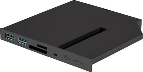 Silverstone FPS01 I/O ports panel Schwarz