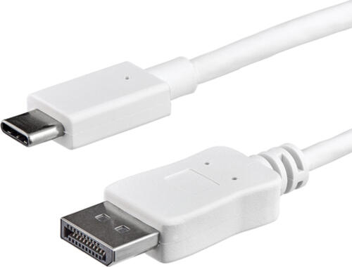 StarTech.com 1m USB C auf DisplayPort Kabel - 4K 60hz - Weiß