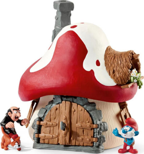 schleich Schlümpfe Schlumpf Haus Mit 2 Figuren