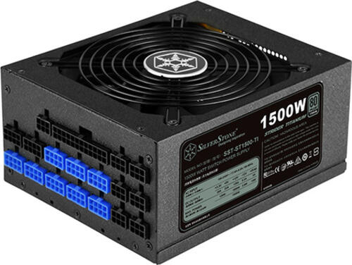 Silverstone ST1500-TI Netzteil 1500 W 20+4 pin ATX ATX Schwarz