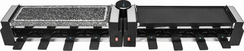 Clatronic RG 3678 Raclette Grill 4 Person(en) 1200 W Schwarz