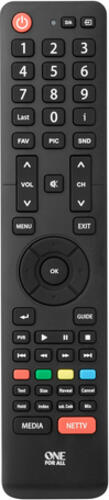 One For All TV Replacement Remotes URC 1916 Fernbedienung IR Wireless Drucktasten