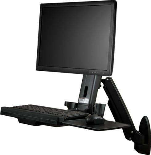 StarTech.com Wandmontage Sitz-/ Steh Workstation - 1 Monitor