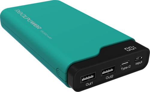 RealPower PB-15000C 15000 mAh Schwarz, Grün