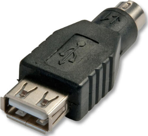 Lindy 70000 Kabeladapter USB PS/2 Schwarz