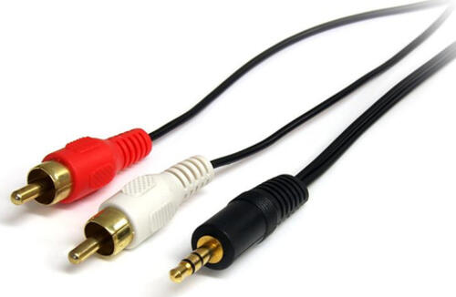 StarTech.com 1,8m Stereo Audiokabel - 3,5mm Stecker auf 2x Cinch Stecker