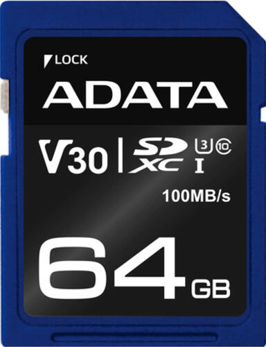 ADATA ASDX64GUI3V30S-R Speicherkarte 64 GB SDXC UHS-I Klasse 10