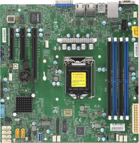 Supermicro X11SCL-F Intel C242 LGA 1151 (Socket H4) micro ATX