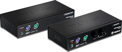 Trendnet TK-EX3 Tastatur/Video/Maus (KVM)-Switch Schwarz