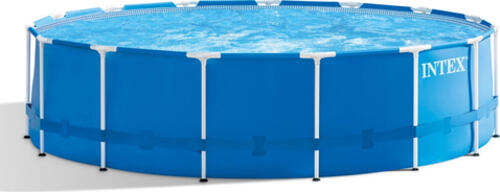 Intex 28242 Aufstellpool Gerahmter Pool Rund 16805 l Blau