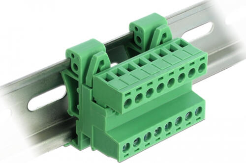 DeLOCK 66081 Anschlussblock 8-pin Grün