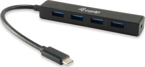 Equip 128954 Schnittstellen-Hub USB 3.2 Gen 1 (3.1 Gen 1) Type-C 5000 Mbit/s Schwarz